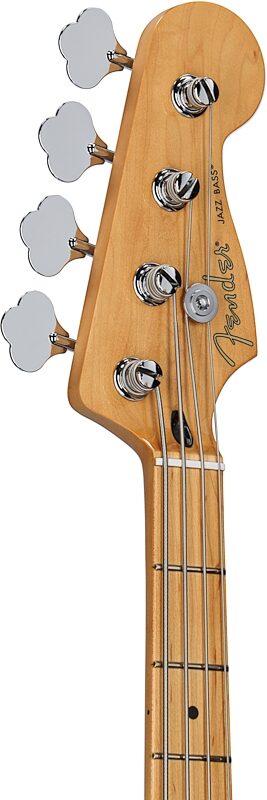 Fender Player II Jazz Electric Bass, with Maple Fingerboard, Polar White, USED, Blemished, Headstock Left Front