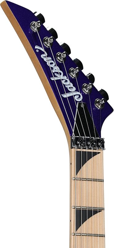 Jackson X Series DK3XR M HSS Electric Guitar, Deep Purple Metallic, Headstock Left Front