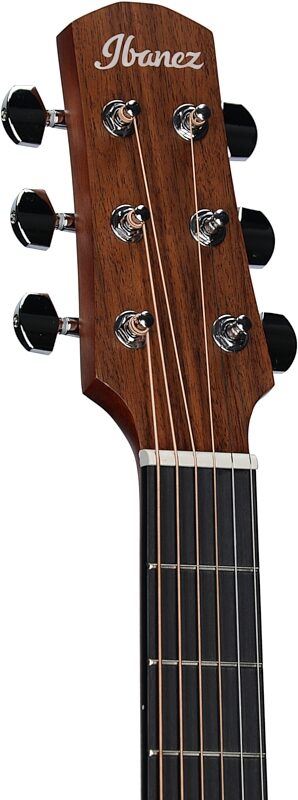 Ibanez AAM50CE Advanced Acoustic-Electric Guitar, Coral Red Burst, Headstock Left Front