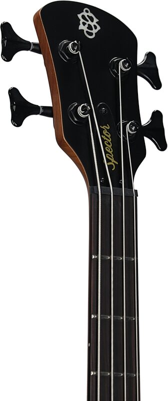 Spector NS Pulse II Electric Bass, Ultra Violet Matte, Headstock Left Front
