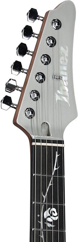 Ibanez TOD10 Tim Henson Electric Guitar (with Gig Bag), Classic Silver, Blemished, Headstock Left Front