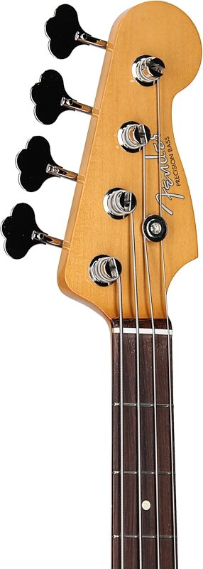 Fender Vintera II '60s Precision Electric Bass, Rosewood Fingerboard (with Gig Bag), 3-Color Sunburst, Headstock Left Front