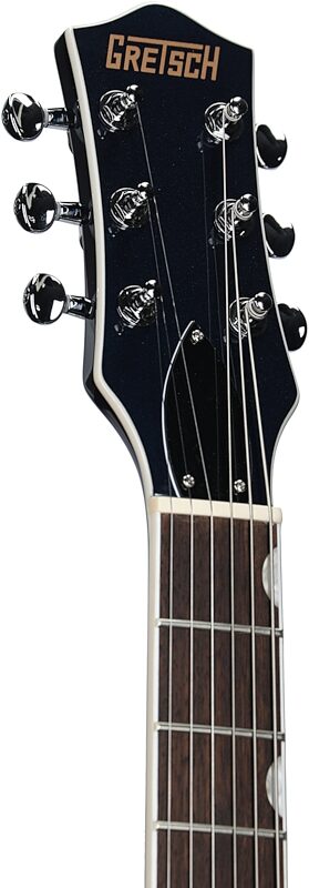 Gretsch G5622LH Electromatic CB DC Electric Guitar, Left-Handed, Midnight Sapphire, Headstock Left Front