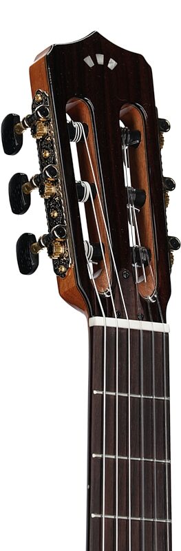 Cordoba Stage Limited Classical Acoustic-Electric Guitar, Garnet, Blemished, Headstock Left Front