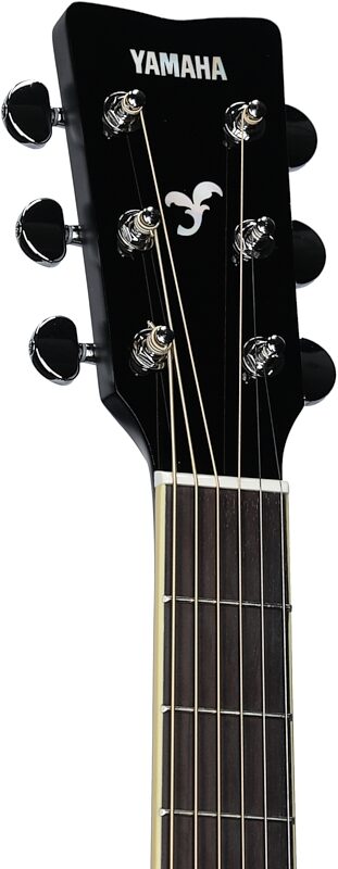 Yamaha FGC-TA Cutaway TransAcoustic Guitar, Black, Headstock Left Front