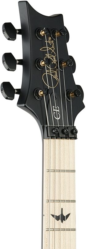 PRS Paul Reed Smith Dustie Waring CE24 Electric Guitar, with Floyd Rose (with Gig Bag), Gray Black, Headstock Left Front