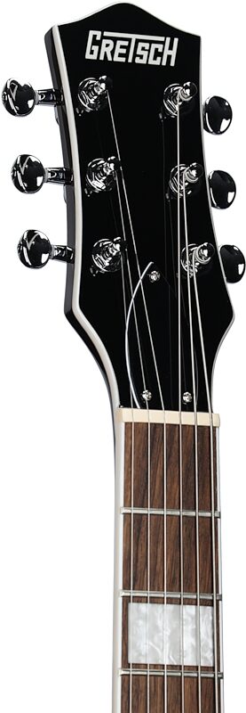 Gretsch G5220LH Electromatic Jet BT Electric Guitar, Left-Handed, Jade Grey, Headstock Left Front