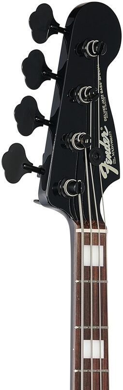 Fender Duff McKagan Deluxe Precision Electric Bass, Rosewood Fingerboard (with Gig Bag), White Pearl, Headstock Left Front