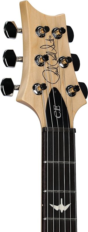 PRS Paul Reed Smith CE 24-08 Swamp Ash Electric Guitar (with Gig Bag), Pearl White, Headstock Left Front