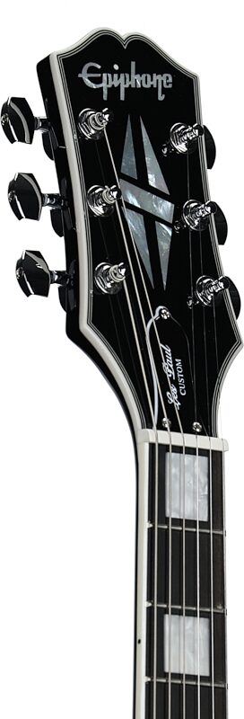 Epiphone Adam Jones Les Paul Custom Electric Guitar (with Case), &quot;Sensation&quot; by Korin Faught, Headstock Left Front