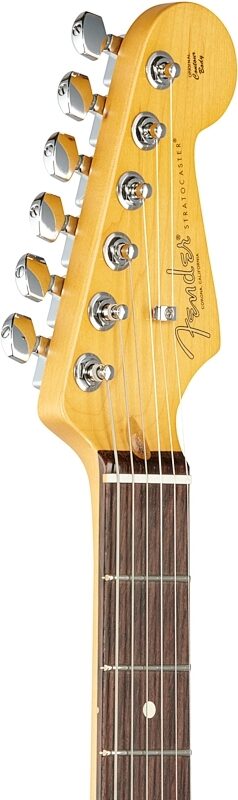 Fender American Professional II Stratocaster Electric Guitar, Rosewood Fingerboard (with Case), Mercury, Headstock Left Front