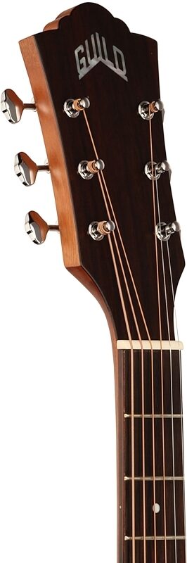 Guild D-240E Acoustic-Electric Guitar, Natural, Headstock Left Front
