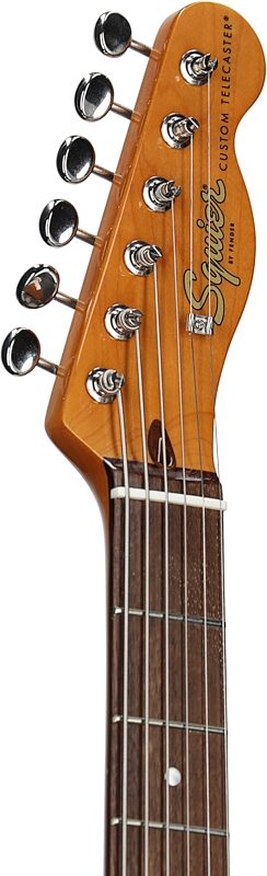Squier Classic Vibe Baritone Custom Telecaster Electric Guitar, with Laurel Fingerboard, 3-Color Sunburst, Headstock Left Front