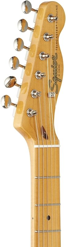 Squier Classic Vibe '60s Thinline Telecaster Electric Guitar, with Maple Fingerboard, Natural, Headstock Left Front