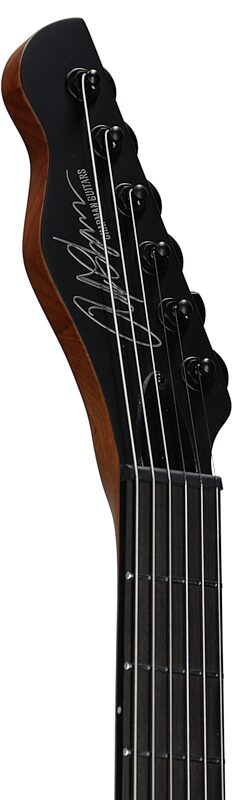 Chapman ML1 Pro Modern Electric Guitar, Liquid Teal Satin Metallic, Headstock Left Front