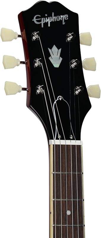 Epiphone ES-335 Traditional Pro Electric Guitar, Dark Wine Red, Headstock Left Front