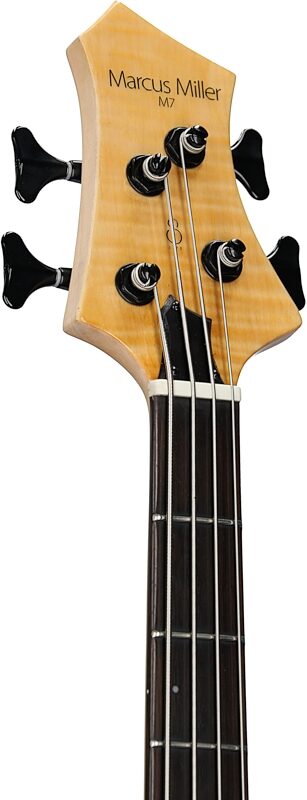 Sire Marcus Miller M7 Electric Bass Guitar, 4-String, Natural, Headstock Left Front