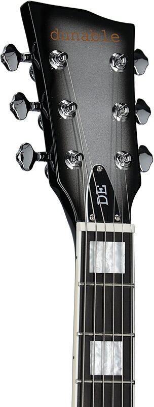 Dunable Asteroid DE Hardtail Electric Guitar (with Gig Bag), Silverburst, Blemished, Headstock Left Front