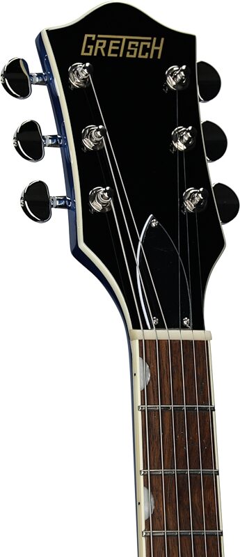 Gretsch G2420T Streamliner HB Electric Guitar with Bigsby Tremolo, Fairlane Blue, Headstock Left Front