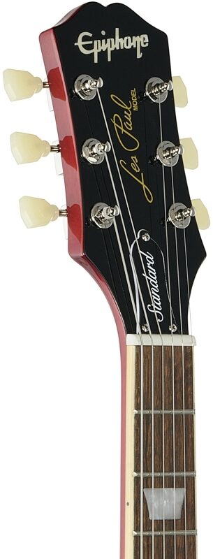 Epiphone Les Paul Standard 50s Electric Guitar, Vintage Sunburst, Headstock Left Front