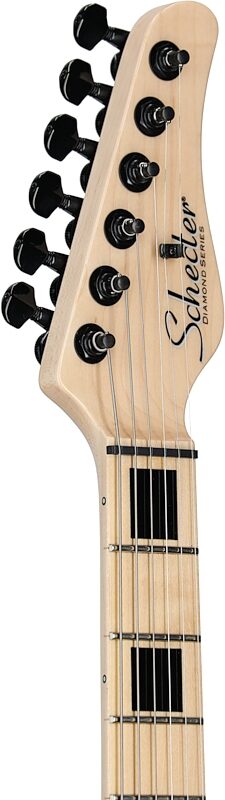 Schecter Justin Beck Ani Electric Guitar, Gloss Natural, Headstock Left Front