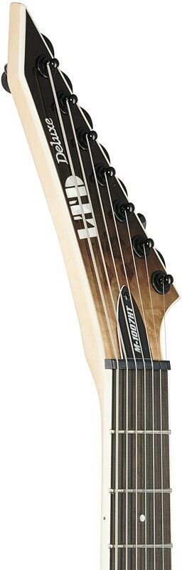 ESP LTD M-1007HT Electric Guitar, 7-String, Black Fade, Headstock Left Front