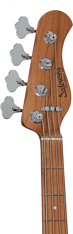 Sadowsky MetroExpress 21-Fret Vintage J/J Electric Bass, Maple Fingerboard, Sunburst, Headstock Left Front