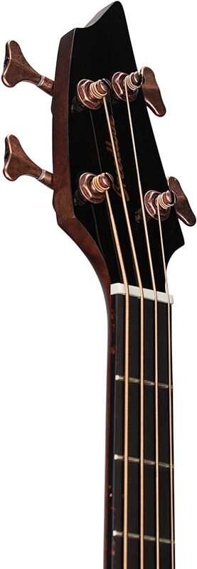 Breedlove ECO Pursuit Exotic S Concerto CE Acoustic-Electric Bass Guitar, Amber, Scratch and Dent, Headstock Left Front