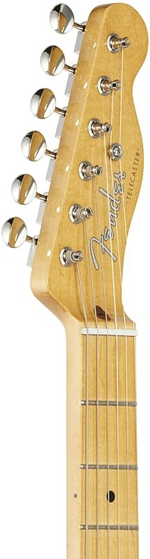 Fender Vintera '50s Telecaster Electric Guitar, Maple Fingerboard (with Gig Bag), Sonic Blue, Headstock Left Front
