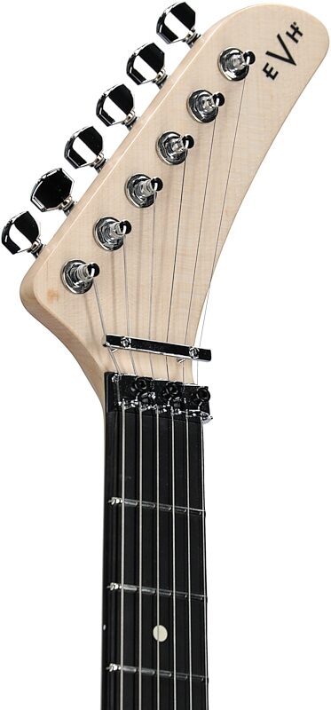 EVH Eddie Van Halen Limited Edition 5150 Deluxe Ash Electric Guitar, Natural, Headstock Left Front