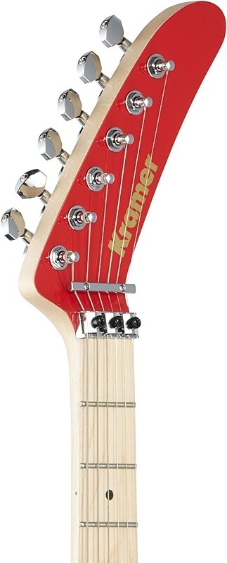 Kramer The 84 Electric Guitar, Radiant Red, Headstock Left Front