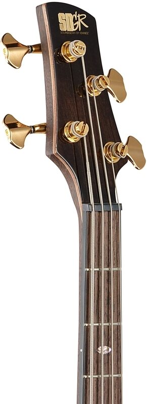 Ibanez SR1600D Premium Electric Bass (with Gig Bag), Autumn Sunset Sky, Headstock Left Front