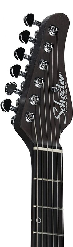Schecter MV-6 Electric Guitar, with Ebony Fingerboard, Metallic Purple, Headstock Left Front