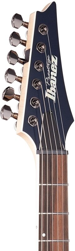 Ibanez RG5121 Prestige Electric Guitar (with Case), Dark Tide Blue Flat, Headstock Left Front