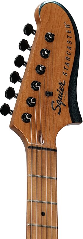 Squier Contemporary Active Starcaster, with Maple Fingerboard, Gunmetal, Headstock Left Front