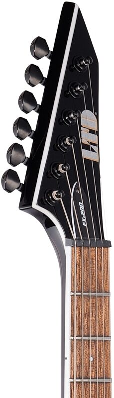 ESP LTD EX-200 Electric Guitar, Black, Headstock Left Front