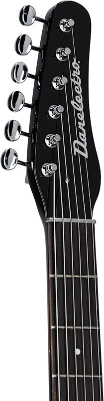 Danelectro '56 Baritone Electric Guitar, Black, Headstock Left Front