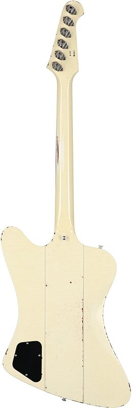 Gibson Custom Johnny Winter 1964 Firebird V Electric Guitar (with Case), Polaris White, Serial Number JWFB014, Full Straight Back
