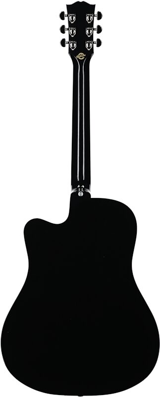 Gibson Dave Mustaine Songwriter Acoustic Electric Guitar (with Case), Ebony, Serial Number 21572090, Full Straight Back