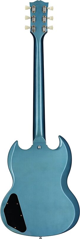 Gibson Custom 1964 SG Maestro Murphy Lab Ultra Light Age (with Case), Pelham Blue, Serial Number 205834, Full Straight Back