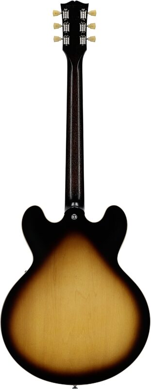 Gibson ES-335 Dot Satin Electric Guitar (with Case), Vintage Burst, Serial Number 229820203, Full Straight Back