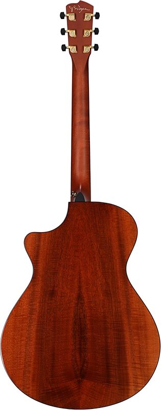 Breedlove Jeff Bridges Oregon Dreadnought Concerto CE Acoustic-Electric Guitar (with Gig Bag), New, Serial Number 27889, Full Straight Back