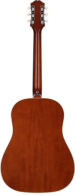 Epiphone USA Texan Acoustic-Electric Guitar (with Case), Antique Natural, Serial Number 20943128, Full Straight Back
