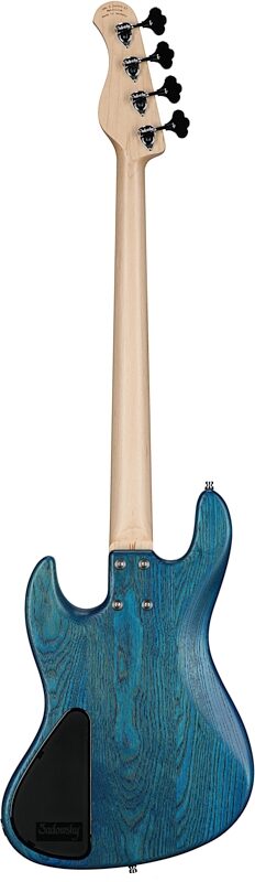 Sadowsky MetroLine 21-Fret Vintage M/J Bass, 4-String (with Gig Bag), Ocean Blue, Serial Number SML D 002905-23, Full Straight Back
