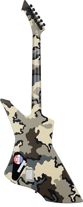 ESP James Hetfield Snakebyte Electric Guitar (with Case), Kuiu Camo, Serial Number E7140232, Full Straight Back