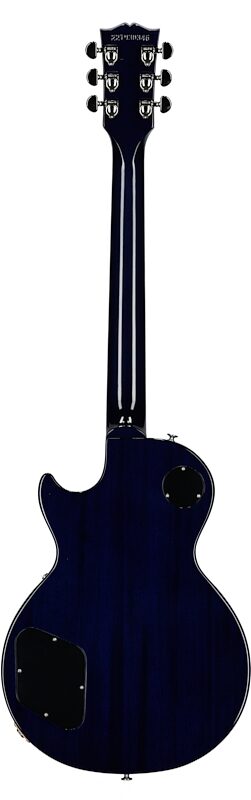 Gibson Les Paul Standard 60s Custom Color Electric Guitar, Figured Top (with Case), Blueberry Burst, Serial Number 221930346, Full Straight Back