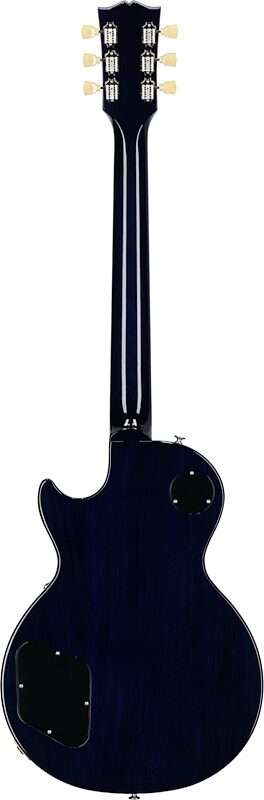 Gibson Les Paul Standard 50s Custom Color Electric Guitar, Figured Top (with Case), Blueberry Burst, Serial Number 223630380, Full Straight Back
