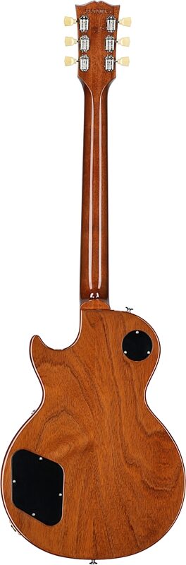 Gibson Les Paul Standard 50s Custom Color Electric Guitar, Figured Top (with Case), Honey Amber, Serial Number 222030021, Full Straight Back