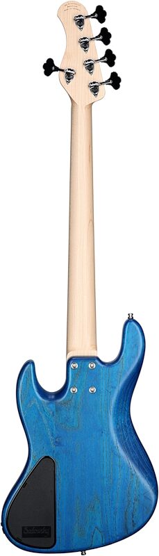 Sadowsky MetroLine 21-Fret Vintage M/J Bass, 5-String (with Gig Bag), Ocean Blue, Serial Number SML M 003564-23, Full Straight Back