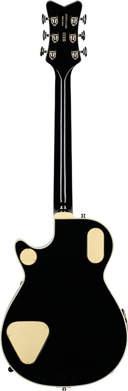 Gretsch G6134TG Limited Edition Paisley Penguin Electric Guitar (with Case), Black Paisley Penguin, Serial Number JT23114463, Full Straight Back